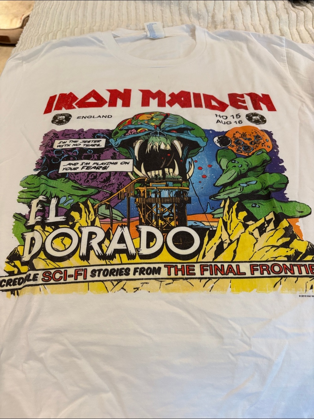 Iron Maiden and Guns and Roses Graphic Band T-Shirts